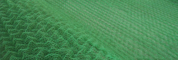 Tridimensional Turf Reinforcing Mesh Mats for Seeds Fixing