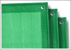 Knotted Plastic Mesh for Personnel Safety Netting