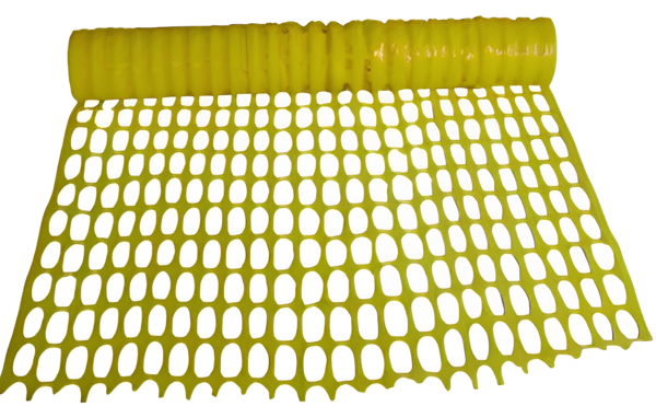 Safety yellow plastic mesh fencing rolls